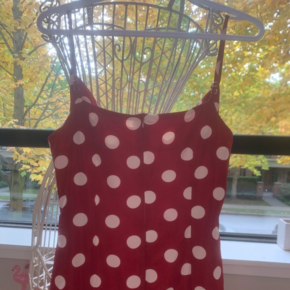 Vintage dots red dress - Picture 6 of 6